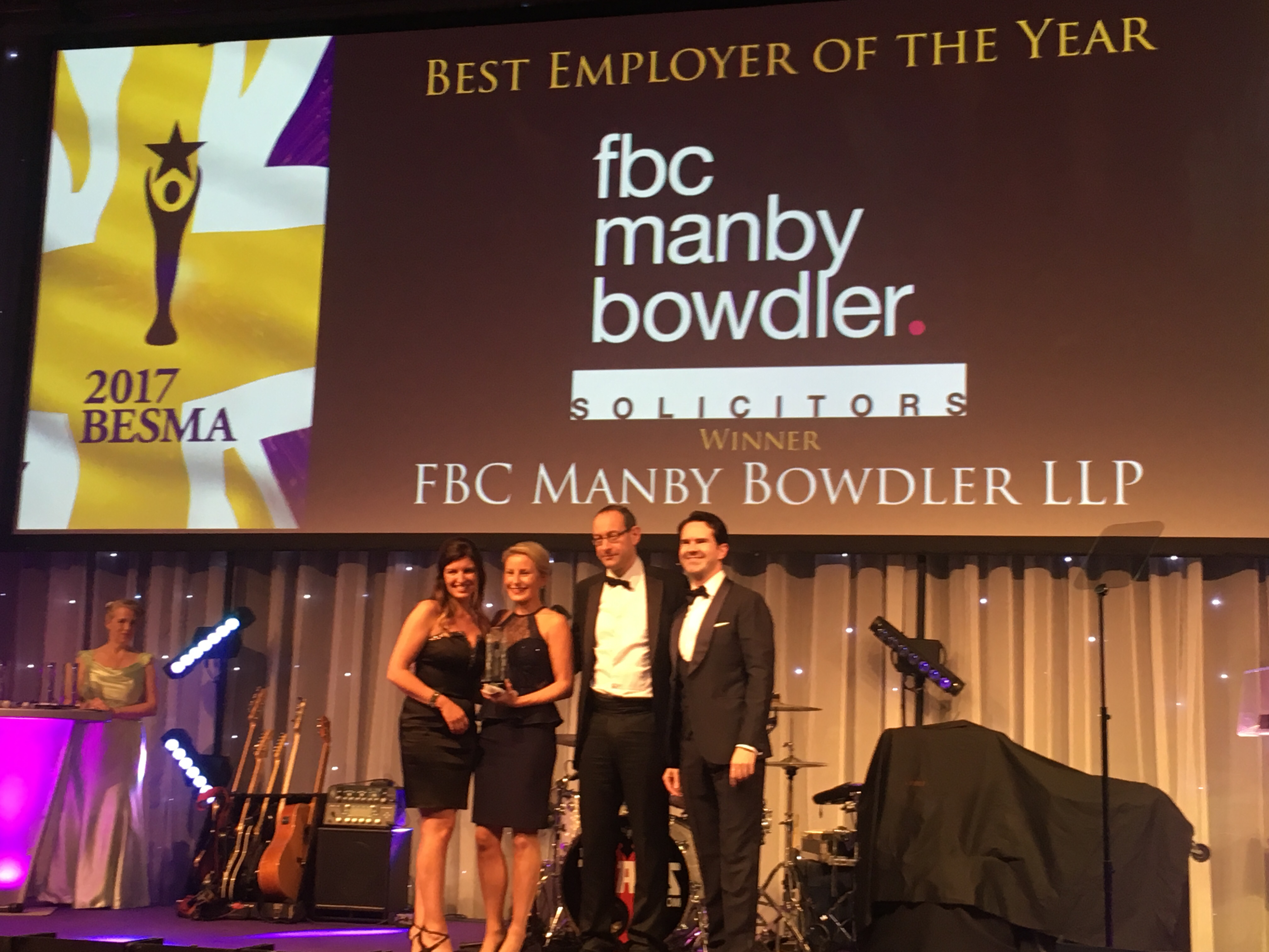 fbc manby bowdler, BESMA, Winner, Jimmy Carr, Donna O'Toole, Sales, 2017, UK 