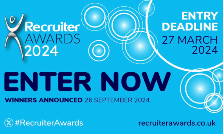 Recruiter Awards 2024 open for entries