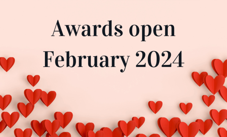 Awards open in February to enter right now