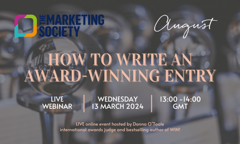 How to Write a Winning Marketing Society Award Entry