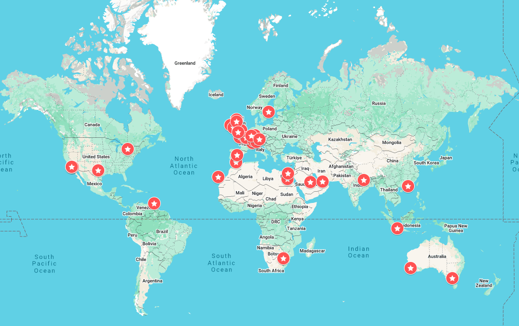 August Recognition Global Client Reach