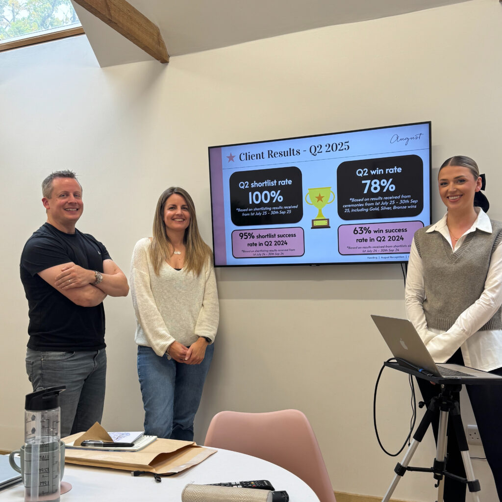 October: Kicking off Awards Results Season with a Bang 2 Ben Lisa Ella Q2 2025 Results