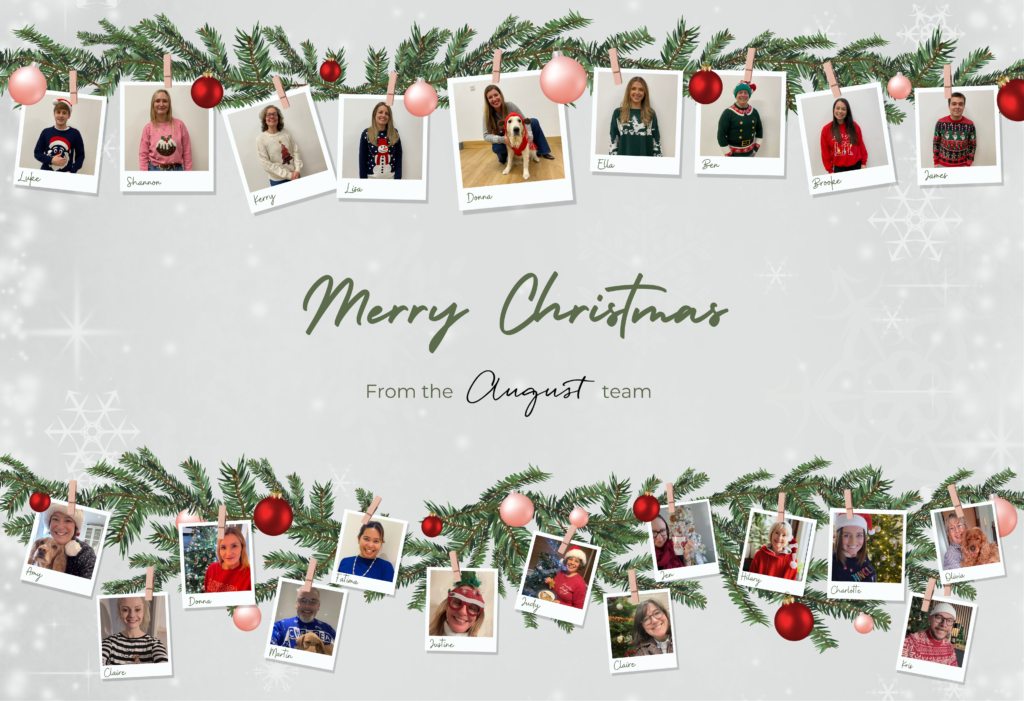 August Awards: Our 2025 Year in Review 7 Client Christmas card 2025 105 x 120 mm 6