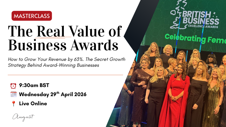 the real value of business awards masterclass 29 april 2026 event image 1